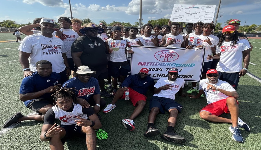  Fort Lauderdale Dillard, Chaminade-Madonna Come Away As Battle 4 Broward 7 on 7 Champions